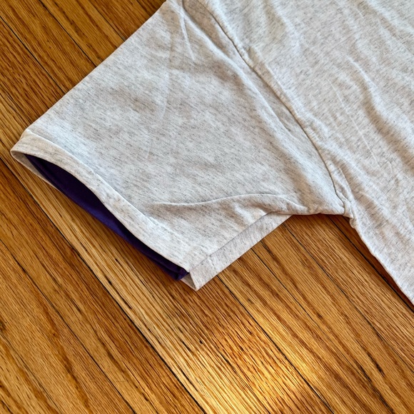 Vintage Oneita Power-T / Blank / Double Layer / 90s / XL / Single Stitch - Picture 4 of 4